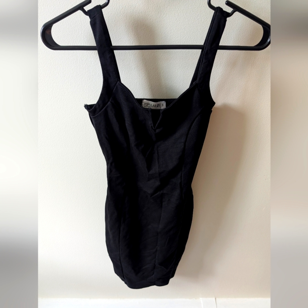 Popular 21 Form Fitting Little Black Dress. Size Small Juniors
